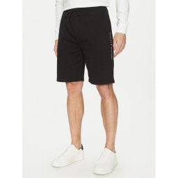 Tommy Hilfiger Спортни шорти UM0UM03452 Черен Regular Fit