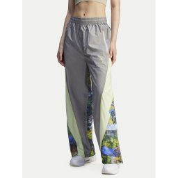 adidas by Stella McCartney Долнище анцуг Earth Collage JG5794 Сив Loose Fit