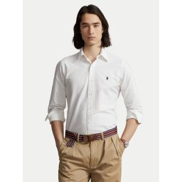Polo Ralph Lauren Риза Bsr 710772290 Бял Custom Fit