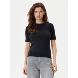 Gap Тишърт 679172-00 Черен Stretch Fit