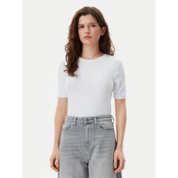 Gap Тишърт 679172-01 Бял Stretch Fit
