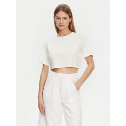 Max Mara Leisure Тишърт 2516941098650 Екрю Regular Fit