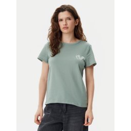 Gap Тишърт 723653-04 Зелен Regular Fit