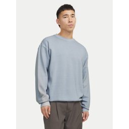 Jack & Jones Суитшърт Charge 12268273 Светлосиньо Loose Fit