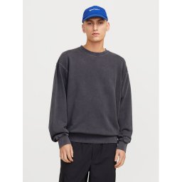 Jack & Jones Суитшърт Charge 12268273 Сив Loose Fit