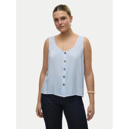 Vero Moda топ Bumpy 10325830 Светлосиньо Standard Fit