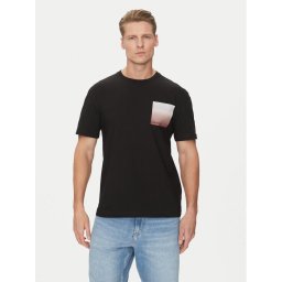 Calvin Klein Тишърт Ombre Bonded K10K114164 Черен Regular Fit
