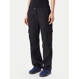 Tommy Jeans Текстилни панталони DW0DW20350 Черен Relaxed Fit