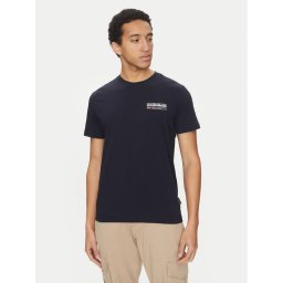 Napapijri Тишърт Kasba NP0A4HQQ Тъмносин Regular Fit