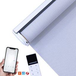 Моторизирана Роло Щора с Вградена Батерия и Дистанционно Управление Zigbee Tuya