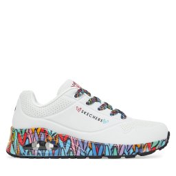 Сникърси Skechers Skechers Uno - Ravaged Love 177918/WMLT Бял