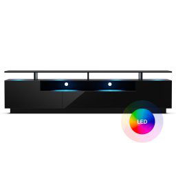 Blumfeldt Perth Lowboard TV шкаф, 195 x 33 x 50 cm, LED (GDM22-Perth 195 B)