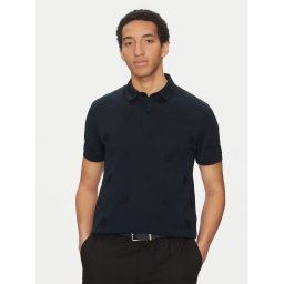 BOSS Тениска с яка и копчета C-Prout 109 50532765 Тъмносин Regular Fit