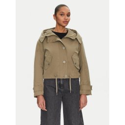 Guess Преходно яке W5RL13 WGWD2 Зелен Regular Fit