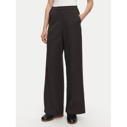 Patrizia Pepe Текстилни панталони 8P0696 A375 K103 Черен Regular Fit