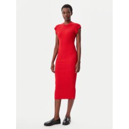 Tommy Hilfiger Ежедневна рокля WW0WW44493 Червен Slim Fit