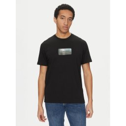 Calvin Klein Тишърт K10K114174 Черен Regular Fit