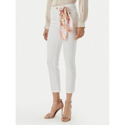 Guess Дънки W5GA91 W93CM Бял Skinny Fit
