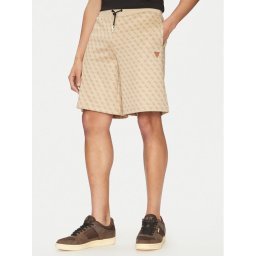 Guess Спортни шорти Z4YD03 FL04Q Бежов Regular Fit