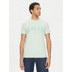 Guess Тишърт M5GI27 KBW41 Зелен Regular Fit