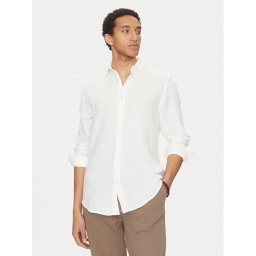 Guess Риза M5GH85 WH831 Бял Regular Fit