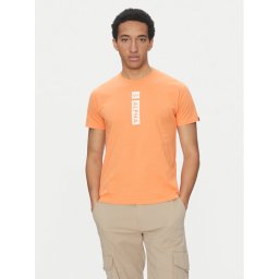 Alpha Industries Тишърт 146509 Оранжев Regular Fit