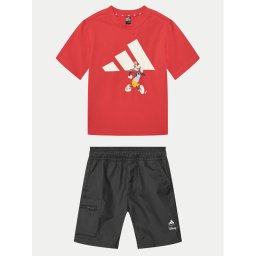 adidas Комплект тишърт и панталонки Disney Mickey Mouse JF3639 Цветен Regular Fit