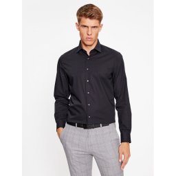 Michael Kors Риза MD0MD90435 Черен Modern Fit