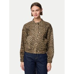 Pieces Яке бомбър Salume 17156456 Кафяв Regular Fit