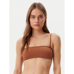 Calvin Klein Swimwear Горнище на бански KW0KW02845 Кафяв