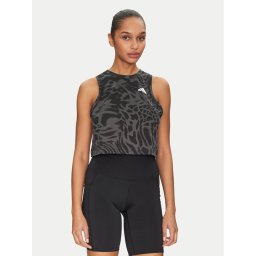 adidas Тениска от техническо трико Train Essentials Allover Print Workout JE6153 Черен Regular Fit