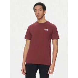 The North Face Тишърт Simple Dome NF0A87NG Бордо Regular Fit