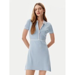 Guess Плетена рокля V5GK00 Z3D60 Светлосиньо Regular Fit