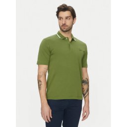 Marc O'Polo Тениска с яка и копчета 522 2034 53034 Зелен Regular Fit