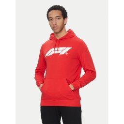 Puma Суитшърт F1 Ess Logo 625853 Червен Regular Fit