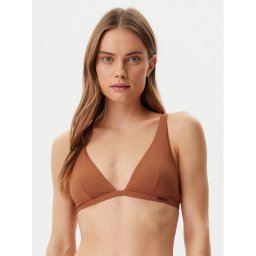 Calvin Klein Swimwear Горнище на бански KW0KW02844 Кафяв