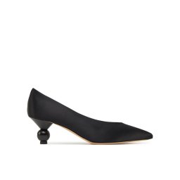 Weekend Max Mara Обувки на ток Renzasatin 2515521055600 Черен