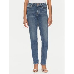 Guess Дънки WBGA08 D4LT0 Син Straight Fit
