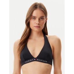 Tommy Hilfiger Горнище на бански UW0UW05813 Черен