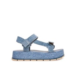 Melissa Сандали Melissa Flowing Platform Denim Ad M 36132 Син