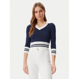 Guess Пуловер W5GR46 Z3L10 Тъмносин Regular Fit