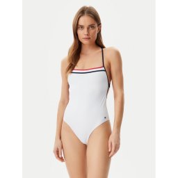 Tommy Hilfiger Бански костюм UW0UW05849 Бял