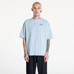 Тениска New Era Pinstripe Oversized T-Shirt UNISEX Pastel Blue S