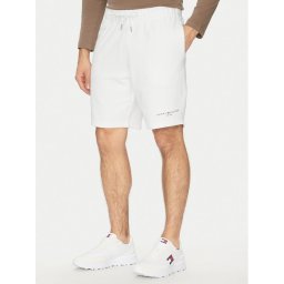 Tommy Hilfiger Спортни шорти Small Logo MW0MW38698 Бял Regular Fit
