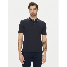 Marc O'Polo Тениска с яка и копчета 522 2034 53034 Тъмносин Regular Fit