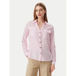 Vero Moda Риза Bumpy 10275283 Розов Regular Fit
