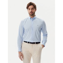 Tommy Hilfiger Риза Core Flex MW0MW39988 Светлосиньо Regular Fit