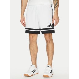 adidas Спортни шорти Squadra 25 JH3412 Бял Regular Fit