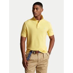 Polo Ralph Lauren Тениска с яка и копчета Core Replen 710795080 Жълт Slim Fit