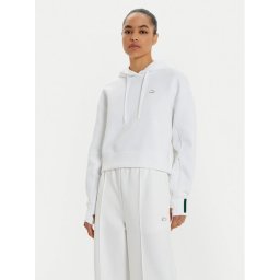 Lacoste Суитшърт SF0281 Бял Regular Fit